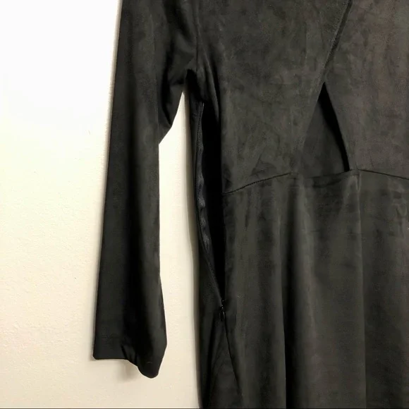 Jack by BB Dakota Black Suede Dress - Picture 7 of 8